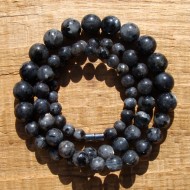 Labradorit - larvikit náhrdelník