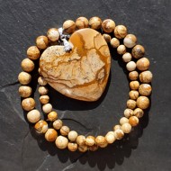 Jaspis Kalahari náhrdelník