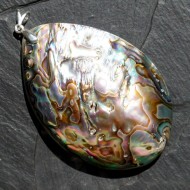 Abalon Shell stříbrný přívěsek