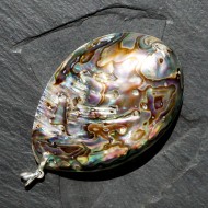 Abalon Shell stříbrný přívěsek