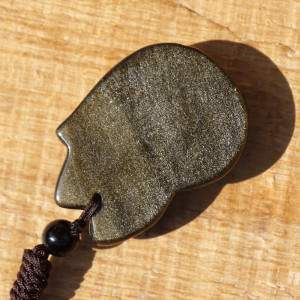 Zlatý obsidián přívěsek