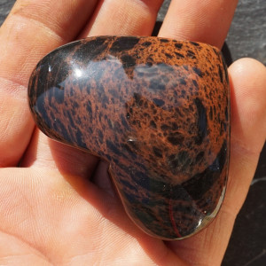 Obsidián mahagon srdce