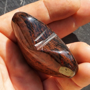 Obsidián mahagon srdce