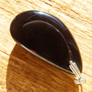 Obsidián duhový přívěsek