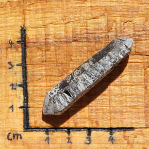 Záhněda oboustranný krystal